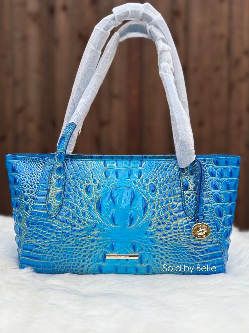 NWT Brahmin Toyna Electric Blue Melbourne Purse